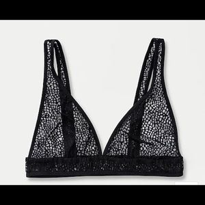 UnderBares black everyday bra NWOT Large